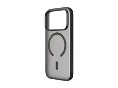Belkin SheerForce Grip Series - Beskyttende deksel for mobiltelefon MagSafe-samsvar - plastikk - svart - for Apple iPhone 17 Pro Max, 18 Pro Max