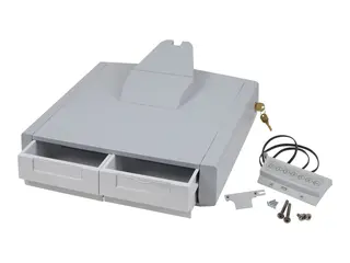 Ergotron StyleView SV44 Series Primary Double Monteringskomponent (2-skuffsmodul) - låsbar - medisinsk - grå, hvit - vognmonterbar