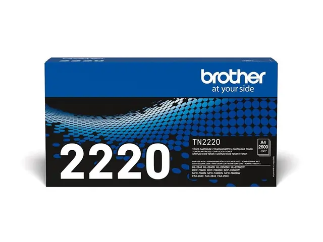 Brother TN2220 - Svart - original - tonerpatron - for Brother DCP-...