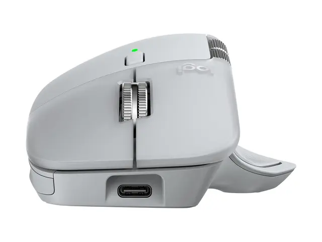 Logitech MX Master 4 - Mus 8 knapper trådløs Bluetooth, 2.4 GHz US...