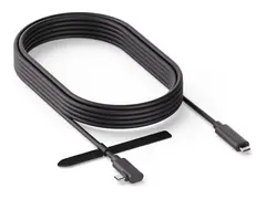 Meta Link - Hodetelefonkabel for virtuell virkelighet USB-C (hann) rettvinklet til USB-C (hann) rett - USB 3.2 Gen 1 - 3 A - 5 m - svart - for Meta Quest, Quest 2, Quest 3, Quest 3S, Quest Pro