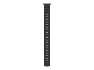 Apple - Klokkerem forlengelse for smart armbåndsur 49 mm, naturlig titanfinish - 130 - 250 mm - svart