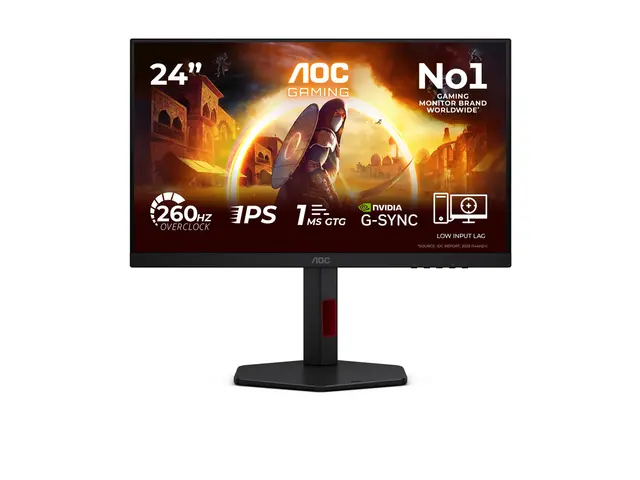 AOC Gaming 24G4ZR - LED-skjerm gaming 24" (23.8" synlig) 1920 x 10...