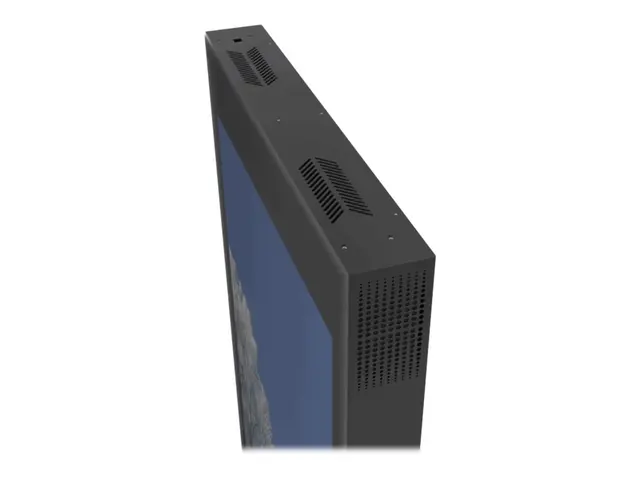 HI-ND Single totem - Stativ - for LCD-skjerm - svart, RAL 9005 - s...