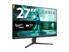 Philips Evnia 3000 27M2N3200S - LED-skjerm gaming - 27" - 1920 x 1080 Full HD (1080p) @ 180 Hz - IPS - 300 cd/m² - 1000:1 - HDR10 - 0.5 ms - 2xHDMI, DisplayPort - høyttalere - koksgrå