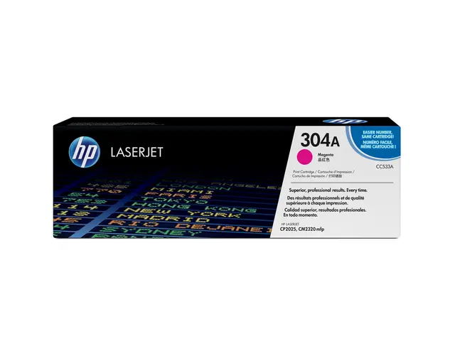 HP 304A - Magenta - original - LaserJet - tonerpatron (CC533A) - f...