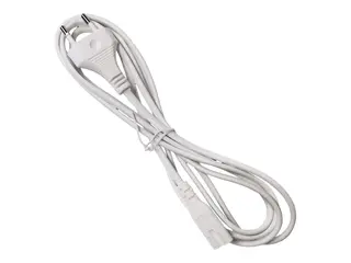 HyperJuice - Strømforlengelseskabel - power IEC 60320 C7 til NEMA 1-15 2 m - hvit - Europa