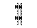 APC - Rackkabelstyringspanel - svart - 0U for P/N: AR3106SP, SMX1000C, SMX1500RM2UC, SMX1500RM2UCNC, SMX750C, SMX750CNC, SRT5KRMXLW-TW