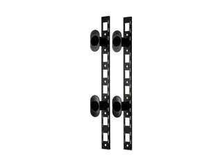 APC - Rackkabelstyringspanel - svart 0U - for P/N: AR3106SP, SMX1000C, SMX1500RM2UC, SMX1500RM2UCNC, SMX750C, SMX750CNC, SRT5KRMXLW-TW