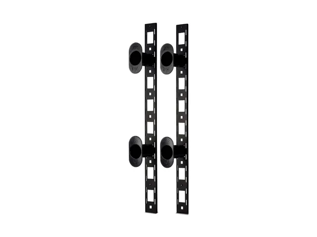 APC - Rackkabelstyringspanel - svart - 0U - for P/N: AR3106SP, SMX...