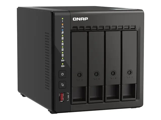 QNAP TS-453E - NAS-server 4 brønner SATA 6Gb/s RAID 0, 1, 5, 6, 10...
