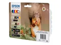 Epson 478XL Multipack - 6-pack 60.5 ml - høykapasitets - grå, svart, gul, cyan, magenta, rød - original - blekkpatron - for Expression Home HD XP-15000