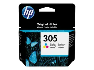 HP 305 - 2 ml - farge (cyan, magenta, gul) original - blekkpatron - for Deskjet 23XX, 27XX, 28XX, 41XX, 42XX; DeskJet Plus 41XX; ENVY 60XX, 64XX; ENVY Pro 64XX