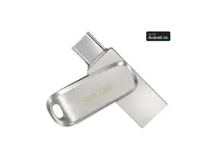 SanDisk Ultra Dual Drive Luxe - USB-flashstasjon 2 TB - USB 3.2 Gen 1 / USB-C - sølv