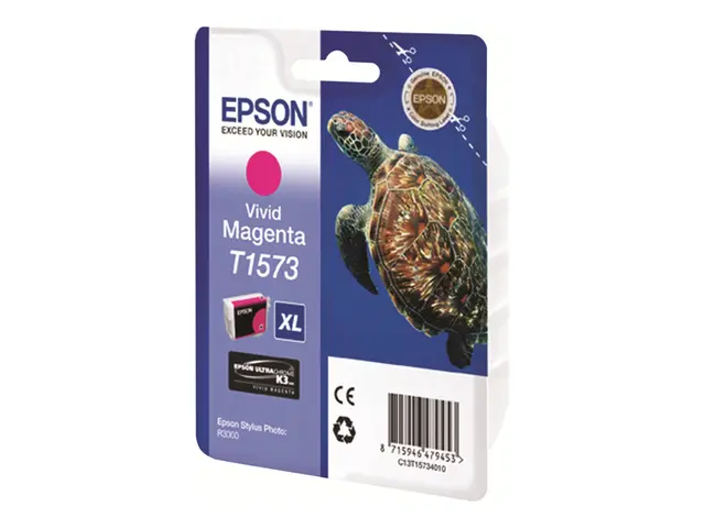 Epson T1573 - 25.9 ml - livlig magenta - original - blister - blek...