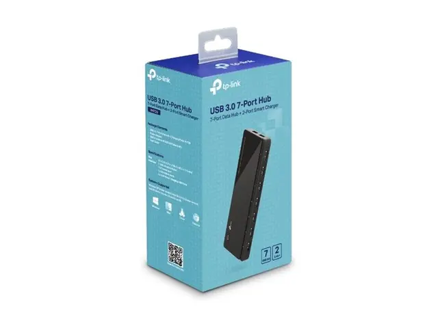 TP-Link UH720 - Hub - 7 x SuperSpeed USB 3.0 - stasjonær