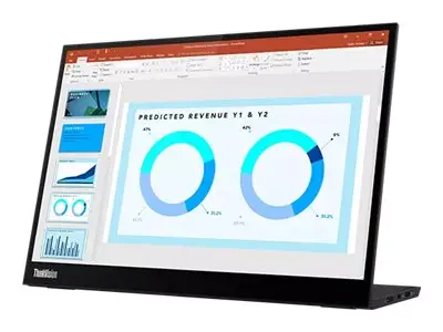 Lenovo ThinkVision M14d - LED-skjerm 14" portabel 2240 x 1400 @ 60...