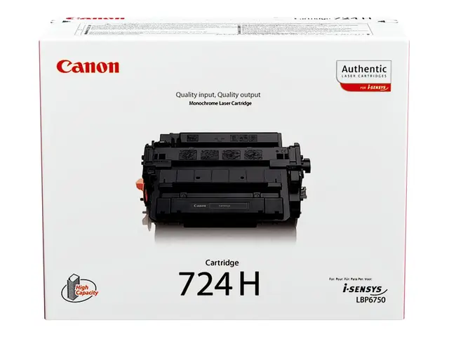Canon CRG-724H - Svart - original - tonerpatron - for i-SENSYS LBP...