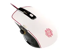 Lexip X Ubisoft - Assassin's Creed Shadows mus - with thumb joystick and ceramic skates - optisk - 4 knapper - kablet - hvit, rød, svart, gull - løsvekt - hengeboks