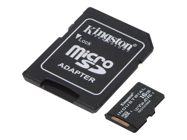 Kingston Industrial - Flashminnekort (microSDHC til SD-adapter ink...