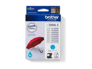 Brother LC225XLC - Cyan - original - blekkpatron for Brother DCP-J4120DW, MFC-J4420DW, MFC-J5320DW, MFC-J5625DW