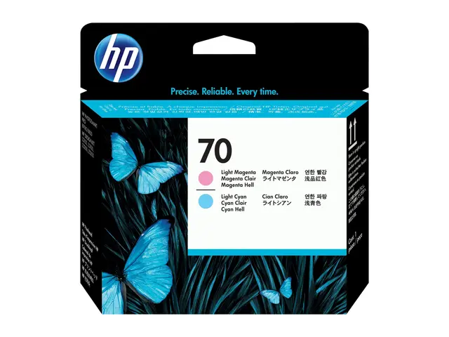 HP 70 - Lys magenta, lys cyan skriverhode for DesignJet HD Pro MFP...