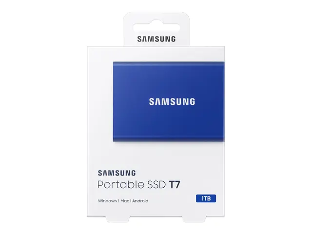 Samsung T7 MU-PC1T0H - SSD kryptert 1 TB ekstern (bærbar) USB 3.2 ...