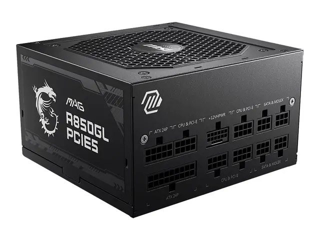 MSI MAG A850GL PCIE5 - Strømforsyning (intern) ATX12V 3.0/ EPS12V ...