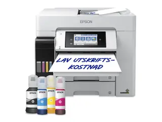 Epson EcoTank Pro ET-5885 - Multifunksjonsskriver farge - ink-jet - ITS - A4/Legal (medie) - opp til 25 spm (trykking) - 250 ark - 33.6 kbps - USB, LAN, Wi-Fi, USB-vert, NFC