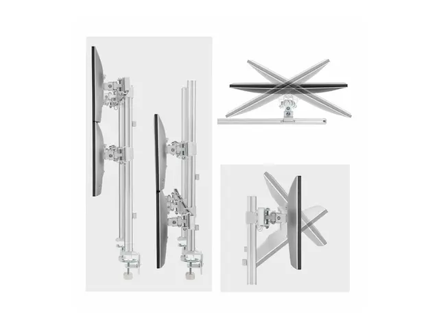 StarTech.com Six-Monitor Desk Mount w/ Crossbar, Up To 32" Screens...