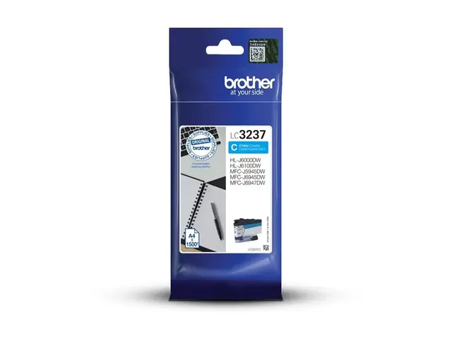 Brother LC3237C - Cyan original blekkpatron for HL-J6000DW, HL-J61...