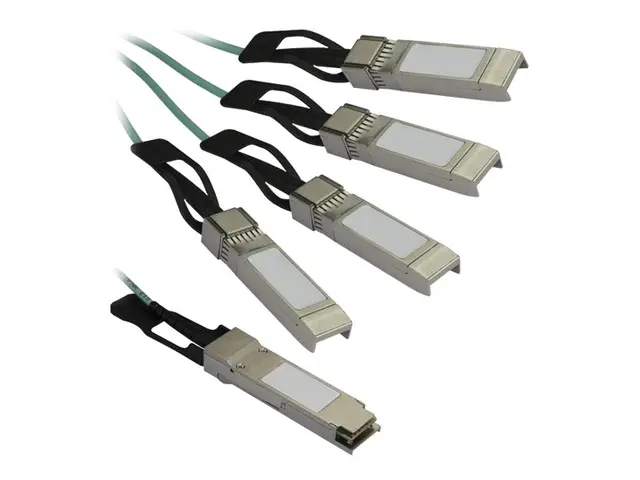 StarTech.com AOC Breakout Cable for Cisco QSFP-4X10G-AOC10M, 15m/4...