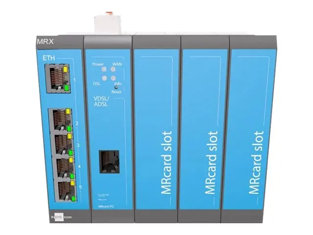 INSYS icom MRX MRX5 DSL - Annex-B ruter DSL-modem 5-port svitsj DI...