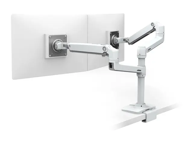 Ergotron LX - Monteringssett justerbar arm for 2 LCD-skjermer alum...