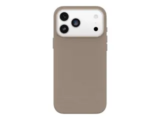 OtterBox Symmetry Series - Baksidedeksel for mobiltelefon MagSafe-samsvar - polyuretan, kaktuslær - grå komfort (beige) - for Apple iPhone 17 Pro Max