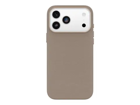 OtterBox Symmetry Series - Baksidedeksel for mobiltelefon MagSafe-samsvar - kaktusl&#230;r, magnet, polyuretan - gray comfort (beige) - for Apple iPhone 17 Pro Max
