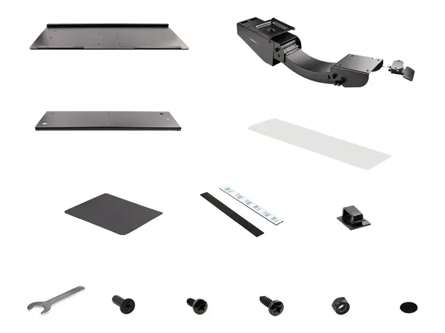 StarTech.com Under Desk Keyboard Tray, Full Motion & Height Adjust...