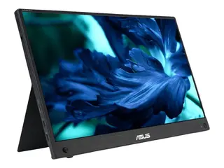 ASUS ZenScreen Touch MB16AHT - LED-skjerm 16" (16" synlig) - portabel - berøringsskjerm - 1920 x 1080 Full HD (1080p) @ 60 Hz - IPS - 250 cd/m² - 700:1 - 5 ms - Mini HDMI, 2xUSB-C - høyttalere - mørk grå