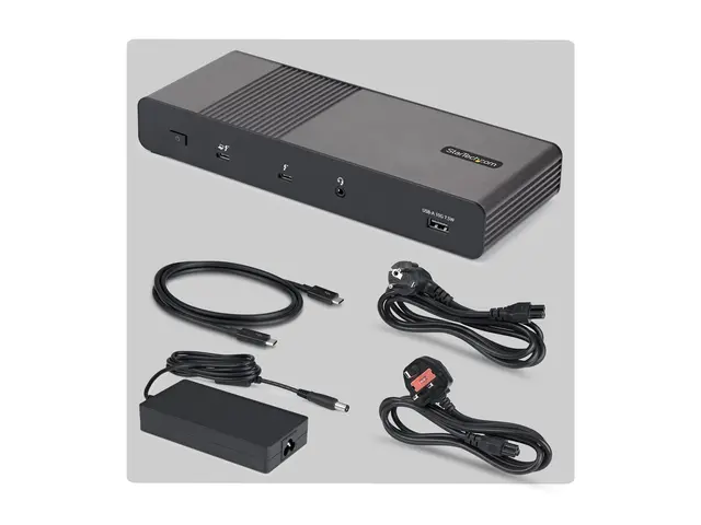 Startech - Dokkingstasjon - for bærbar - USB4 / Thunderbolt 4 / Th...