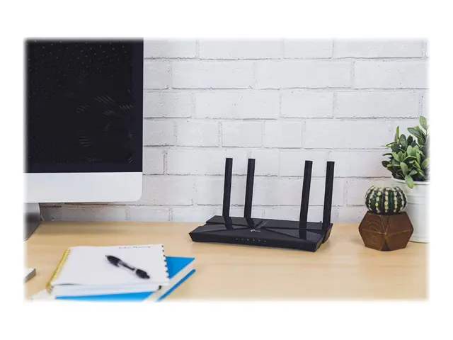 TP-Link Archer AX1500 - Trådløs ruter 4-portssvitsj 1GbE Wi-Fi 6 D...