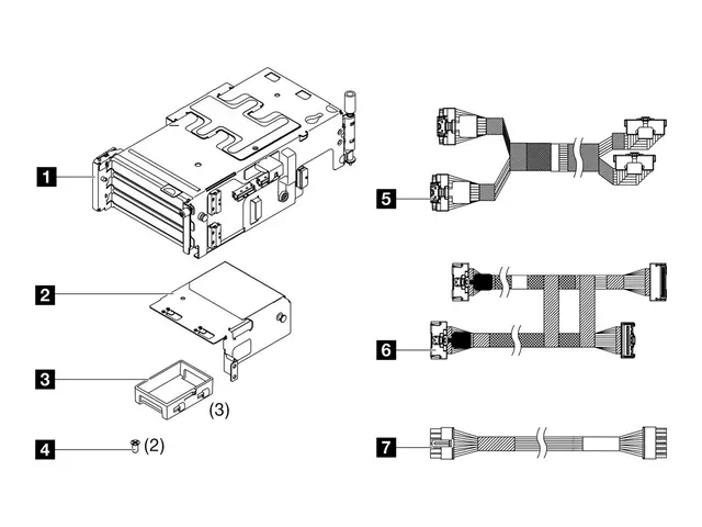 Lenovo - Server riser kit