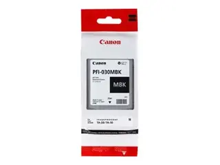 Canon PFI-030MBK - 55 ml - matt svart original - blekkbeholder - for imagePROGRAF TA-20, TA-20 MFP L24ei, TA-30, TA-30 MFP L36ei, TM-240, TM-340