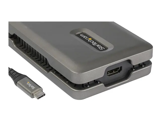StarTech.com USB C Multiport Adapter, to 4K 60Hz HDMI 2.0, 2-Port ...