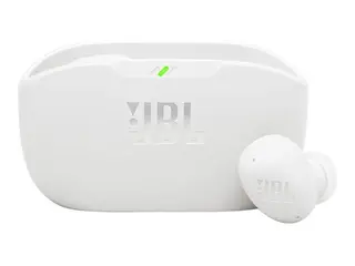 JBL Wave Buds 2 - True wireless-hodetelefoner med mikrofon i øret - Bluetooth - aktiv støydemping - hvit
