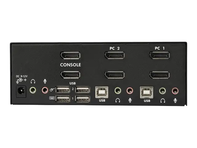 StarTech.com Dual Monitor DisplayPort KVM Switch - 2 Port - USB 2....