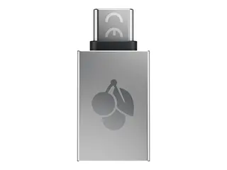 CHERRY - USB-adapter - USB-type A (hunn) til 24 pin USB-C (hann) USB 3.0 OTG - s&#248;lv