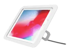 Compulocks iPad 10.2" Lock and Security Case Bundle with Combination Cable Lock Baksidedeksel for nettbrett - aluminium - hvit - 10.2" - for Apple 10.2-inch iPad (7. generasjon, 8. generasjon, 9. generasjon)