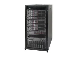 Eaton Tripp Lite Series 25U Rack Enclosure Server Cabinet w Doors &amp; Sides -Special Price Rack skap - svart - 25U - 19&quot;