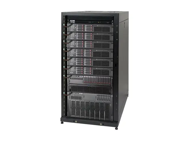 Eaton Tripp Lite Series 25U Rack Enclosure Server Cabinet w Doors ...