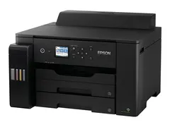 Epson EcoTank ET-16150 - Skriver - farge Dupleks - ink-jet - A3 - 4800 x 1200 dpi - opp til 25 spm (mono) / inntil 25 spm (farge) - kapasitet: 550 ark - USB, LAN, Wi-Fi - svart